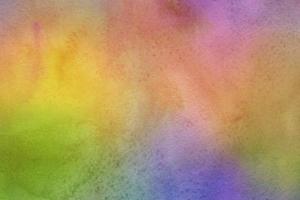 rainbow watercolor colorful bright ink and watercolor textures brushed painted abstract background. brush stroked photo