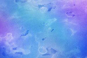 Acuarela azul colorida tinta brillante y texturas de acuarela cepillado pintado fondo abstracto. pincel acariciado foto