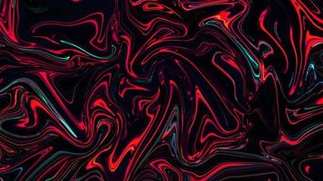 mezcla de colores rojo y negro, pintura abstracta multicolor y de mármol, estampado de moda, diseño de fondo natural curva de línea líquida que fluye en una franja brillante foto