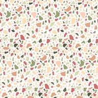 Vintage Modern Terrazzo Vector Seamless Pattern Design