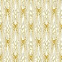 Elegant Gold Art Deco Vector Seamless Pattern Design