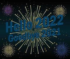 Happy new year 2022 background. vector