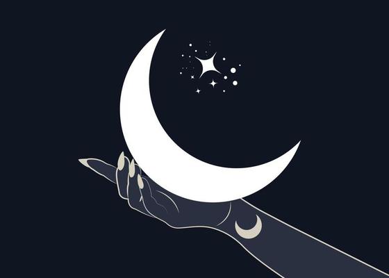 Occult Moon Vector Art, Icons, and Graphics for Free Download