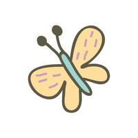Cute butterflies vector