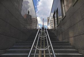 Steps and rails, rhythm in photography photo