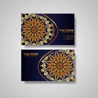 Business Card. Vintage decorative elements. Ornamental floral business cards, oriental pattern, vector illustration. Islam, Arabic, Indian, turkish, pakistan, chinese, ottoman motifs.