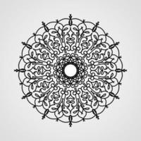 Vector round abstract circle. Mandala style.