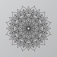 mandalas para colorear libro. adornos redondos decorativos. forma de flor inusual. vector oriental, patrones de terapia antiestrés. elementos de diseño de tejido. vector de logotipos de yoga.