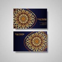 Business Card. Vintage decorative elements. Ornamental floral business cards, oriental pattern, vector illustration. Islam, Arabic, Indian, turkish, pakistan, chinese, ottoman motifs.