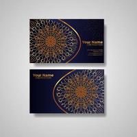 Business Card. Vintage decorative elements. Ornamental floral business cards, oriental pattern, vector illustration. Islam, Arabic, Indian, turkish, pakistan, chinese, ottoman motifs.