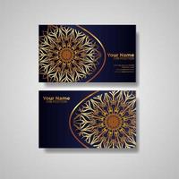 Business Card. Vintage decorative elements. Ornamental floral business cards, oriental pattern, vector illustration. Islam, Arabic, Indian, turkish, pakistan, chinese, ottoman motifs.