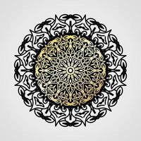 Vector round abstract circle. Luxury Mandala style