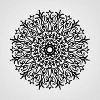 Vector round abstract circle. Mandala style.