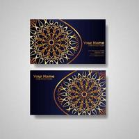 Business Card. Vintage decorative elements. Ornamental floral business cards, oriental pattern, vector illustration. Islam, Arabic, Indian, turkish, pakistan, chinese, ottoman motifs.