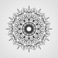 Vector round abstract circle. Mandala style.