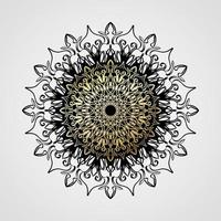 Vector round abstract circle. Luxury Mandala style