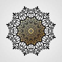 Vector round abstract circle. Luxury Mandala style