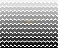 patrón de líneas en zig zag. línea ondulada negra sobre fondo blanco. Ilustración de vector de onda abstracta. papel digital para relleno de páginas, diseño web, impresión textil. arte vectorial.