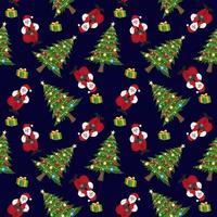 Christmas seamless pattern, Winter pattern, Creative for texture for fabric, wrapping, textile, wallpaper, apparel. Vector illustration background. New year.