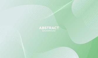 Abstract Green Fluid Wave Background vector