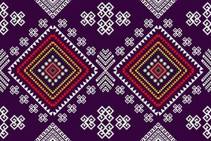 Beautiful geometric ethnic art pattern traditional. Design for carpet,wallpaper,clothing,wrapping,batik,fabric,Vector illustration. Figure tribal embroidery style. vector