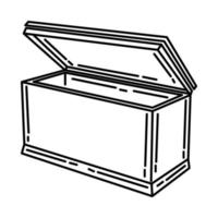 Hope chest Icon. Doodle Hand Drawn or Outline Icon Style vector