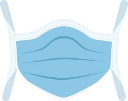 Vector Illustration of Face Mask Protection