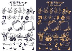floral illustration Vector for banner