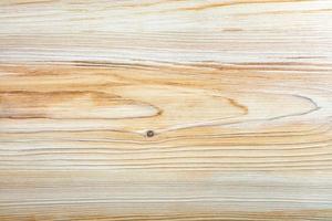 Closeup texture of a light wooden surface with horizontal fibers. photo