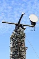 Retractable field TV antenna for the implementation of radio interception of enemy signals in wartime. photo