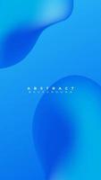 Abstract blue background. Liquid blue color background design. Fluid gradient shapes composition. Futuristic design posters. Eps10 vector. vector