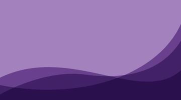 simple purple background. flat purple gradation. wavy background vector