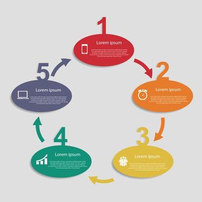 Infographic Templates for Business Vector Illustration.