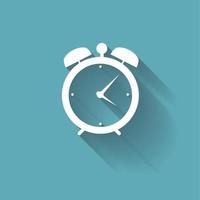 Modern Flat Time Management Vector Icon for Web