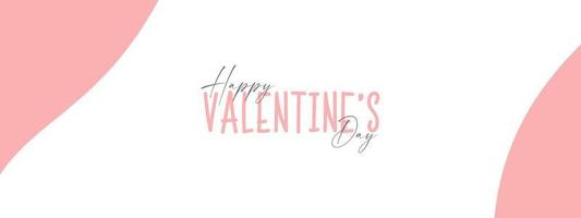 Happy Valentines Day, Valentine background. Valentines day vector banner template. Valentines day design with white space for text and hearts elements in pink and white background. Vector illustration