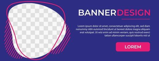 Web banner design . modern and using eye catching design concept vector