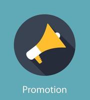 Promotion Flat Concept Icon Vector Illustration