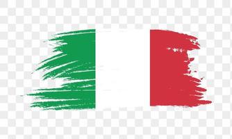 bandera de italia, bandera nacional de italia, bandera de italia en modo de color de proporción estándar rgb. ilustración vectorial vector
