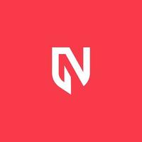 GN or NG logo design. letter GN in the shield , vector illustration