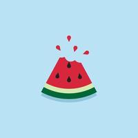 Watermelon illustration design . vector illustration