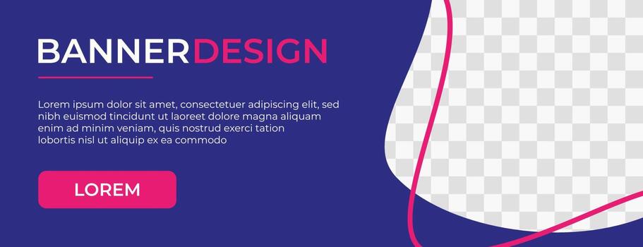 Web banner design . modern and using eye catching design concept vector