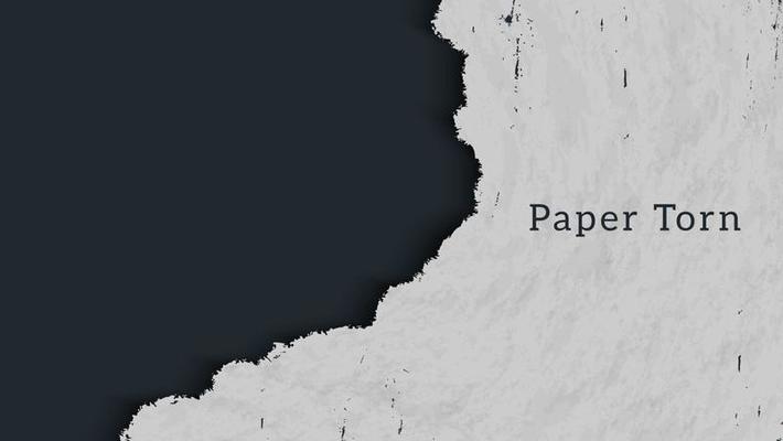 Abstract Old Dirty Grunge Paper Torn In Dark Background