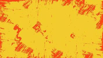 Minimal Abstract Bright Yellow Orange Grunge Texture Background vector