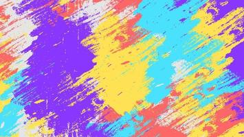 Fondo de textura de pintura de salpicaduras de grunge de caos abstracto colorido vector