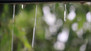 gotas de lluvia cayendo video