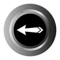 Arrow on white background vector