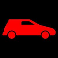 Car on white background vector