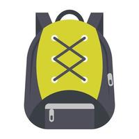 Trendy Knapsack Concepts vector