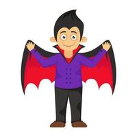 Trendy Vampire Concepts vector