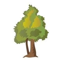 conceptos de árbol de cicuta vector